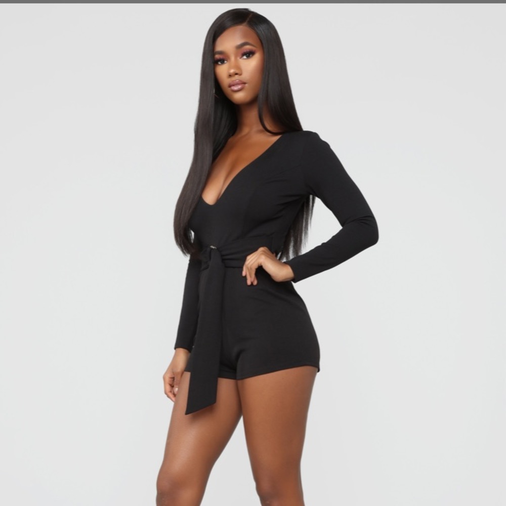 Sharlene Belted Romper NWT